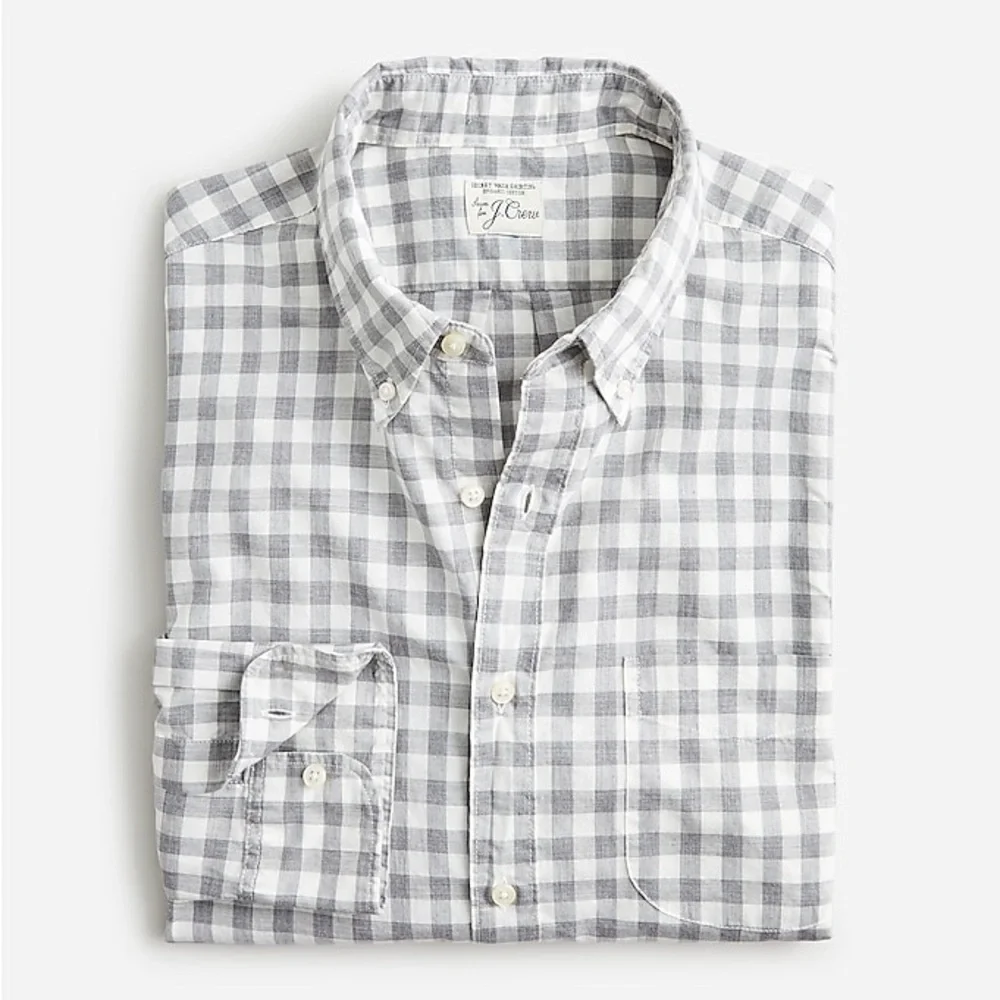 J Crew Secret Wash cotton poplin shirt BN126